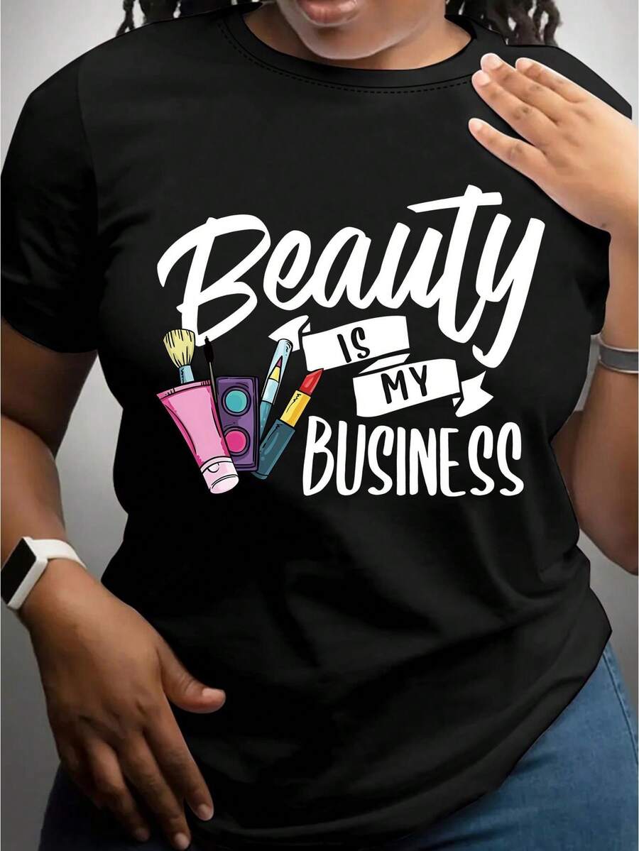 deyin Women T-Shirts - Black - View 1