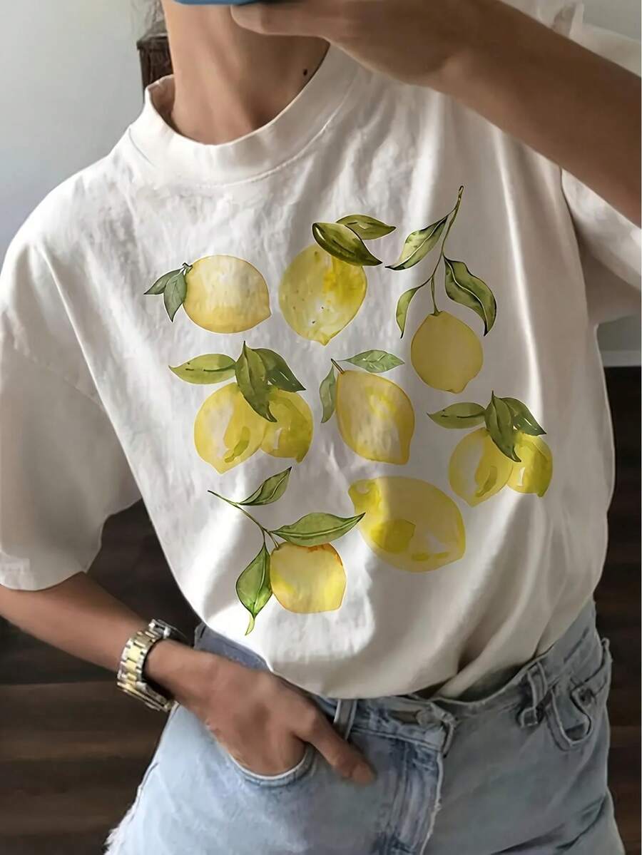deyin Women T-Shirts - White - View 1