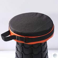 1 Outdoor Portable Folding Stool Cushion, Round Sponge Pad, Retractable Stool, Storage Travel Stool, Waterproof Oxford Cloth Seat Cushion (Stool Not Included, Only One Cushion) X05B - xám - Xem 10
