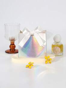 1/5入 亮面小號幻彩袋 批發裝 全息雷射迷你禮品袋 11.5x4.5x10cm 幻彩包裝盒 小禮品袋 適用於婚禮派對糖果、聖誕禮物、畢業派對伴手禮、手工皂包裝 - 多色 - 查看 3