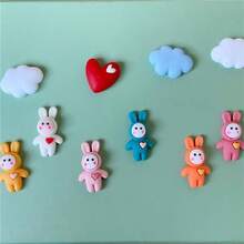 1/6/9pcs Cute Mini Cartoon Cloud Magnetic Refrigerator Stickers, Minimalist Fresh Style Magnets, Women's Fridge Decor, Memo Board Decoration, Home Decor For Kitchen, Living Room, Pegboard, Classroom, Office - Clouds - View 4