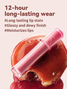 Rom&Nd 1入 3.5g Juicy Lip Tint 02 Walnut Nut 滋潤不乾澀長效棕色唇釉，適合日常通勤約會，亮面玻璃唇妝唇部彩妝 - 這果汁唇釉 02 胡桃果仁 - 查看 3