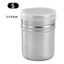 1pc Stainless Steel Fine Mesh Powdered Sugar Sifter, Suitable For Dusting Cocoa Powder, Cinnamon Powder, Coffee Powder - Easy To Clean Metal Spice Shaker For Home, Restaurant, Cafe And More - Silver - View 13