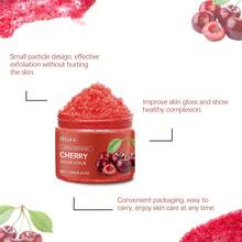 120g,Cherry Body Scrub,Gently Exfoliates The Dead Skin, Removes Dead Skin, Enhances Skin Luster, Softens The Skin, Whitens The Complexion, Hydrates,Moisturizes - Red - View 3