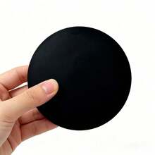1pc Round Silicone Nail Art Color Mixing Palette, Washable Nail Polish Color Blending Tray - Multicolor - View 5