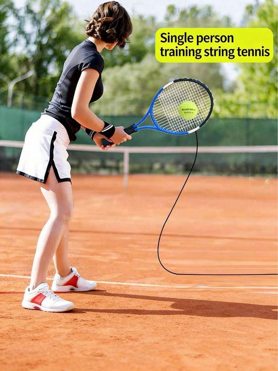 Bộ 1/2/3/4 dây thun tập luyện tennis, dụng cụ thể dục thể thao cho một người. - màu xanh lá - Xem 1