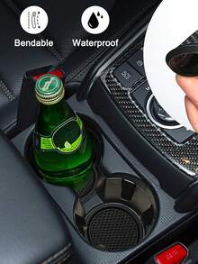 4pcs/2pcs/1pc Universal Car Anti-Slip Cup Holder Mat, Embedded Silicone Cup Pad, Car Interior Accessory Set (7cm/2.75 Inch) - Style a - View 6