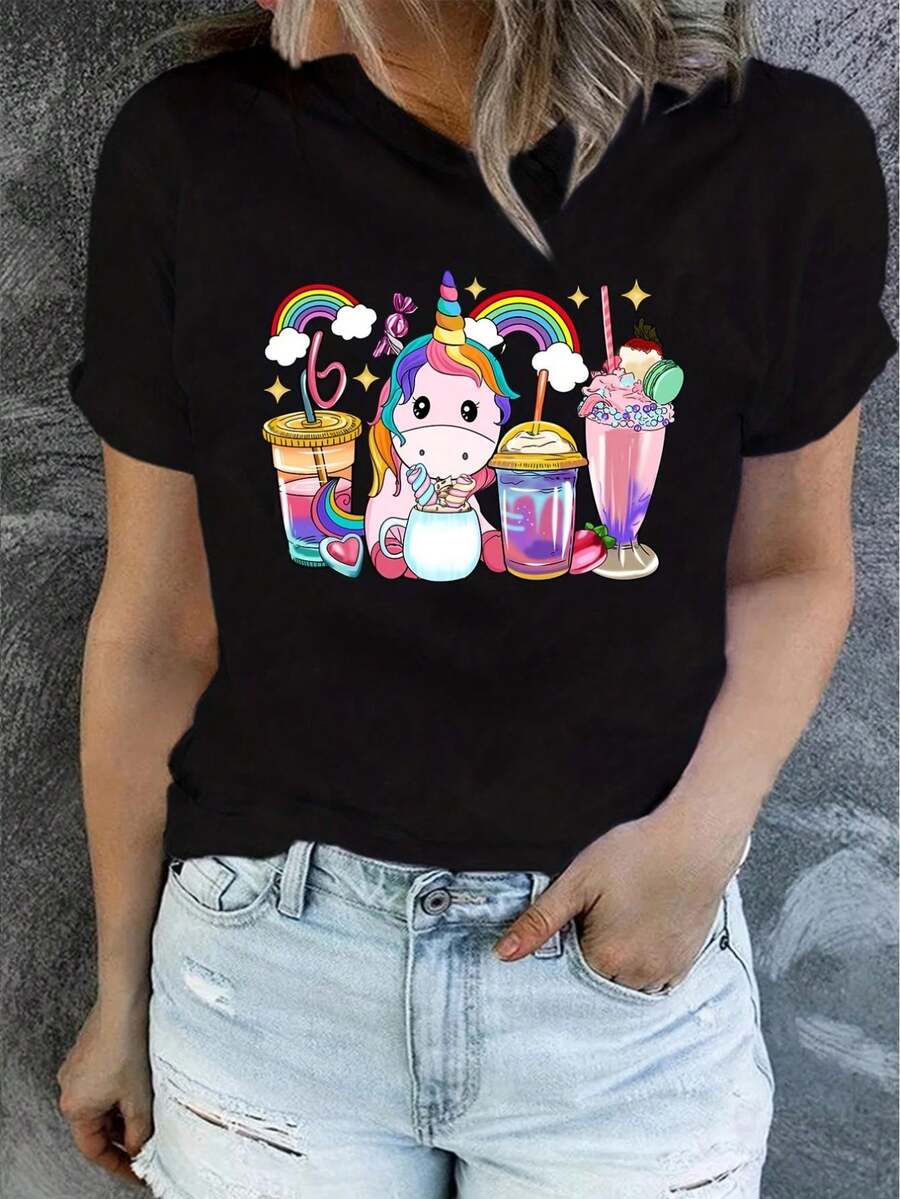 Women T-Shirts - Black - View 1