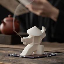 Samurai Incense Burner, Martial Arts Themed Tea Ceremony Accessories, Home Fragrance Decor. Suitable For Cafes, Tea Houses, Living Rooms, Bedrooms, Studies, Bars, Home Decor, And Creating A Relaxing Ambiance. A Great Gift For Tea Ceremony Enthusiasts. - Multicolor - View 5