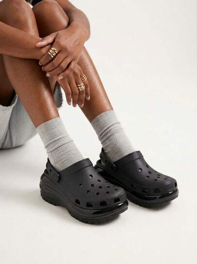 Crocs Mega Crush Women Clog Black 207988