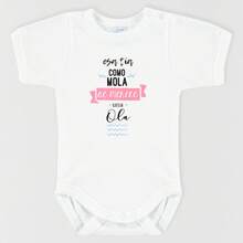 KIWI BABIDU | Personalized Baby Bodysuit With Funny Sayings - For Dad, Mom, Aunt, Godparents And Grandparents - Short Sleeve Baby Bodysuit 100% Cotton With Shoulder Opening - Newborn Gift - Unisex Baby Clothes For Boys And Girls - PHRASE (For Aunts) - View 3