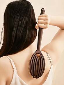 1 bàn chải vệ sinh nhà tắm kèm bàn chải chà lưng, thích hợp dùng khi tắm hoặc chà khô, bàn chải lông mềm dùng để chà khô, bàn chải toàn thân, bàn chải chà lưng lông mềm. - nhiều màu - Xem 4