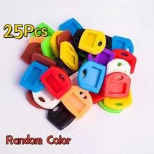 Colorful Key Identification Caps, Writable Key Label Caps, Flexible Key Labels, Suitable For Home, Office, Car Key Organization - Multicolor - View 18