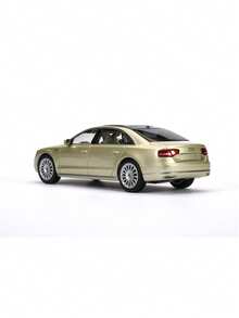 AUDI 1:64 比例奥迪 A8L (D4) / 奥迪 A8L / 奥迪 A6 合金模型车，迷你版，行驶流畅，精细的 3D 立体浮雕前格栅和标志，分段式排气系统，收藏级车模，节日礼物 - 彩色 - 查看 6