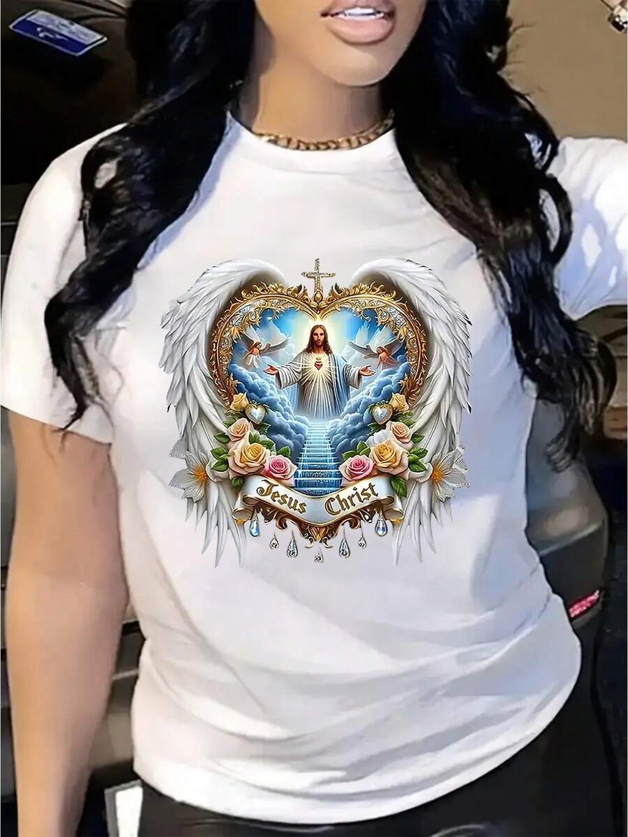 Women T-Shirts - White - View 1