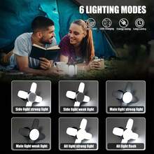 1 pieza Luces solares para exteriores que se pueden desplegar para iluminar el jardín/patio/campamento/balcón/terraza/mesa de comedor - Luces solares montadas en el suelo - Ver 4