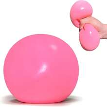 4 Inch Giant Squeeze Stress Balls For Kids And Adults - Jumbo Squishy Dough Ball, Squishy Sensory Toys For Kids Party Favors, Squeeze Stress Toys For Anxiety Relief - 彩色 - 查看 8
