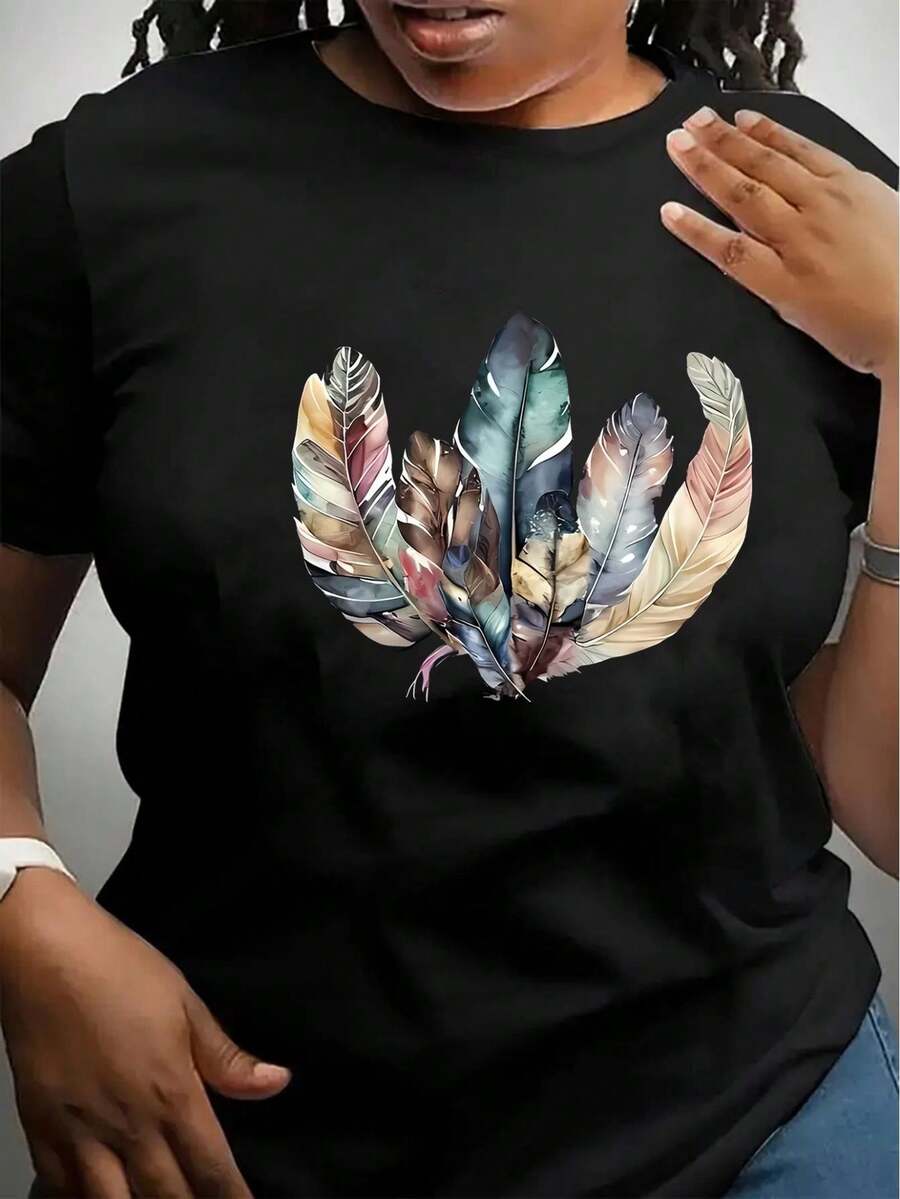 Women T-Shirts - Black - View 1