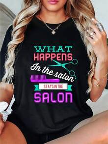 Women T-Shirts - Black - View 1