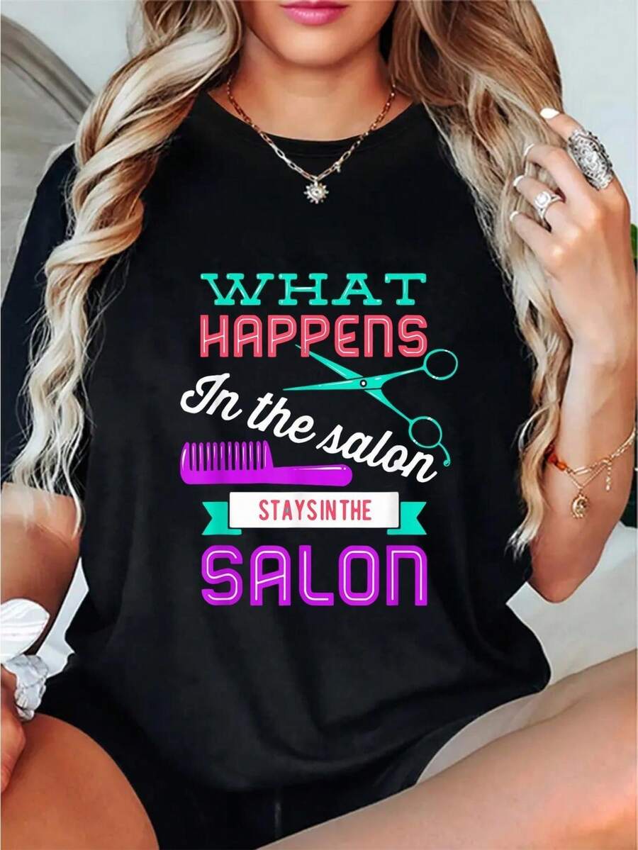 Women T-Shirts - Black - View 1