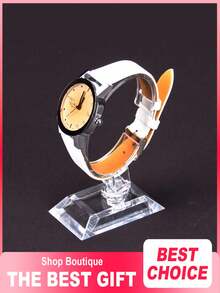 1/5Pcs Transparent Watch Display Stand-A Plastic Display Stand For Bracelets And Jewelry. Ideal For Organizing And Showcasing Watches As Well As Various Types Of Jewelry; An Exquisite Display Piece And An Essential Home Storage Accessory. - Clear - View 6