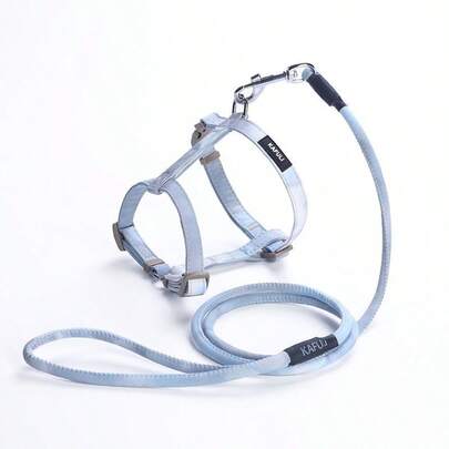1 dây xích cho mèo, dây xích thú cưng chống thoát hiểm, dây đeo điều chỉnh được cho mèo, thỏ, chỉ dùng cho thú cưng.