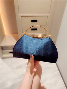 Fashion Handbag Evening Clutch Bag For Formal Dress - Navy Blue - View 8