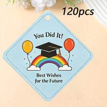 Customized Wedding Gift Tags, Graduation Season, Party Gift Tags, Customized Mother's Day Tags, Christmas, Halloween Event Gift And Decoration Tags, Personalized Thank You Cards, Customized Party Decorations, Guest Gift Labels - Graduation Season Hang Tag - View 53