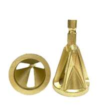 Deburring Tool, Threaded Round Corner Trimmer, Electric Drill Accessory, Deburring & Chamfering Tool, Rust Screw Grinder, Hex Shank Collet Deburring Tool, Hex Deburring Tool, Thread Finishing Tool - Gold Hex Chamfer - View 5