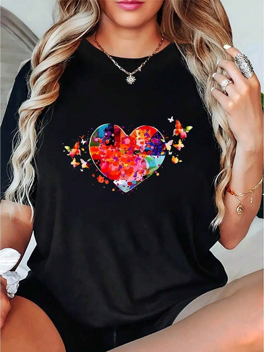 Women T-Shirts - Black - View 1
