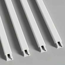 2/3/4 piezas Organizador de cables, Ocultador de cables de pared, Cubierta de cables de alta calidad, Organizador de cables, Adecuado para TV y otros dispositivos - blanco - Ver 12