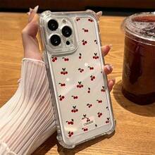 Cherry Transparent Case Cover For IPhone 11 14 15 16 12 17 13 Pro Max 7/8 Plus - Popular Product - 白色 - 查看 7