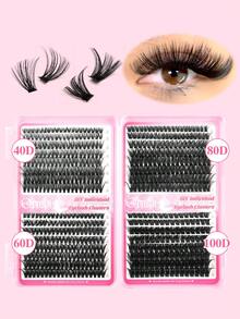 Mi giả 40D/60D/80D/100D & kiểu Fox D Curl, mềm mại tự nhiên, nhẹ, nhiều độ dài khác nhau, có thể tái sử dụng và dễ dùng cho người mới bắt đầu, thích hợp cho sử dụng hàng ngày, du lịch, hẹn hò, đám cưới, tiệc tùng và lễ hội âm nhạc. - D - Xem 9