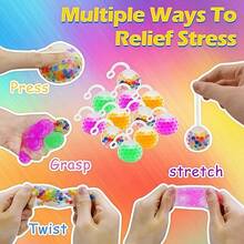 1/5/10/20pcs Stress Balls Squeeze Balls Sensory Stress Relief Toys For Kids And Adults Grip Strength Training Stress Relief Toys Birthday Party Favors Gifts Leisure Party Bag Fillers Boys Girls Party Gifts - Multicolor - View 11