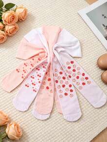 4 đôi tất múa ba lê chống muỗi, in họa tiết, nhẹ, không bị xước cho bé gái, chất liệu dày dặn, co giãn cao, siêu mỏng, phù hợp mọi mùa. - Nhiều màu - Xem 5