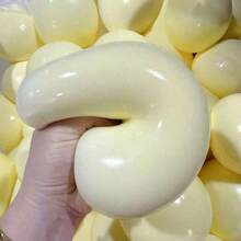 1 pieza - Pelota de queso esponjosa y grande de rebote lento, juguete antiestrés 2026 - Regalo perfecto - Regalo de cumpleaños - Regalo de vacaciones - Regalo de Navidad - Multicolor - Ver 2