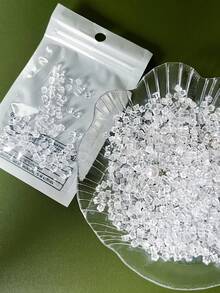 约100个透明塑料耳塞，适合女孩日常佩戴 - 花朵型耳堵 - 查看 3