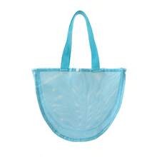 Bolsa de red de conchas personalizada, bolsa de playa de red de conchas, bolsa de almacenamiento de red de conchas, bolsa de tote de red de conchas, bolsa de red de almacenamiento de juguetes de playa - Ver 11