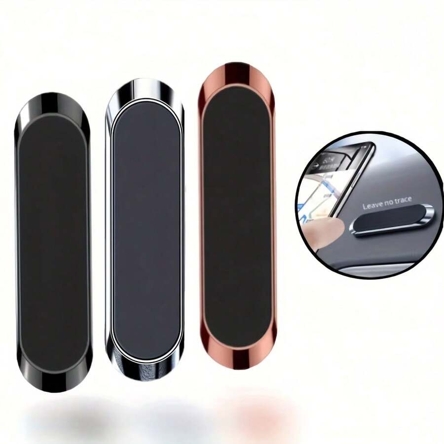 Universal Mini Magnetic Car Phone Holder, Stable Non-Shaking Dashboard Mount, One-Hand Operation, Quick Installation, Fits Multiple Vehicle Models