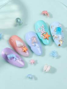 1 khuôn silicon tái sử dụng tạo hình chữ cái và số cho móng tay, khuôn dập gel móng, dụng cụ làm móng, phụ kiện làm móng. - Trong sáng - Xem 11