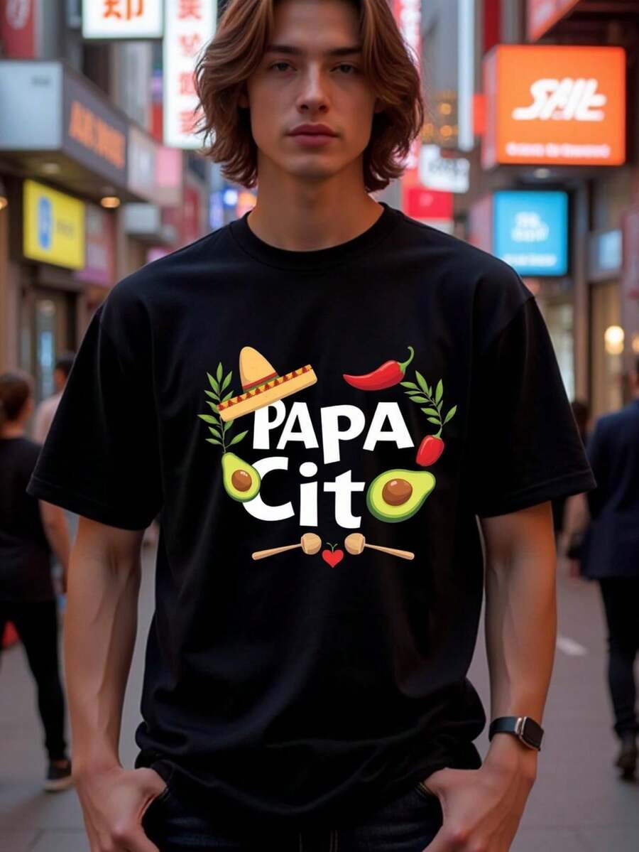 Camisetas de hombre - Negro - Ver 1