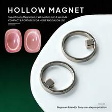 nailpop Multi-Function Anti-Slip Nail Art Tools For Spring & Summer, Hollow-Out Design For Perfect Manicure Effect | Ideal Gift For Mother's Day, Easter, And Independence Day | Portable, Easy-To-Use, Beginner-Friendly Nail Care Tools - Multicolor - View 2