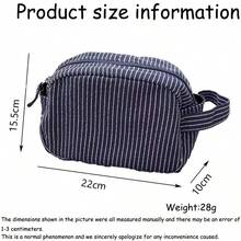 1pc New INS Style Minimalist Makeup Bag, Large Capacity Portable Multi-Function Storage Pouch, Travel Toiletry Bag For Women, Business Trip, Daily Commute, Home, Office, Dorm, Gift, Travel Essential - Multicolor - View 9