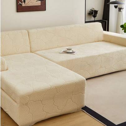 1 bộ bọc ghế sofa nhung mềm mại họa tiết lá cây (bao gồm 1 vỏ gối), phong cách hiện đại Bắc Âu, chất liệu polyester chống bụi, chống trượt, dày dặn, phù hợp với sofa 1/2/3/4 chỗ ngồi, thích hợp trang trí sofa mọi mùa.