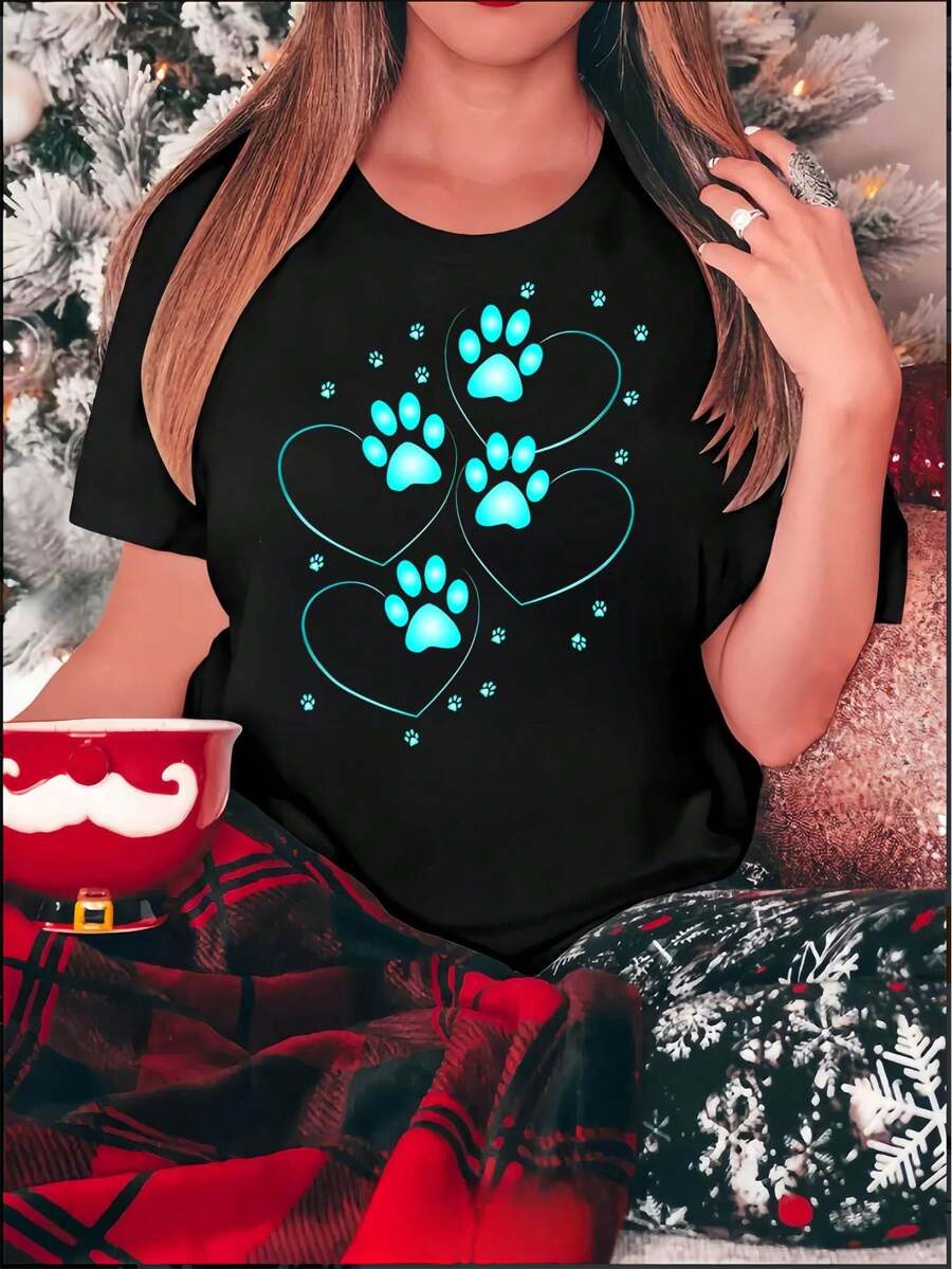 deyin Women T-Shirts - 黑色 - 查看 1