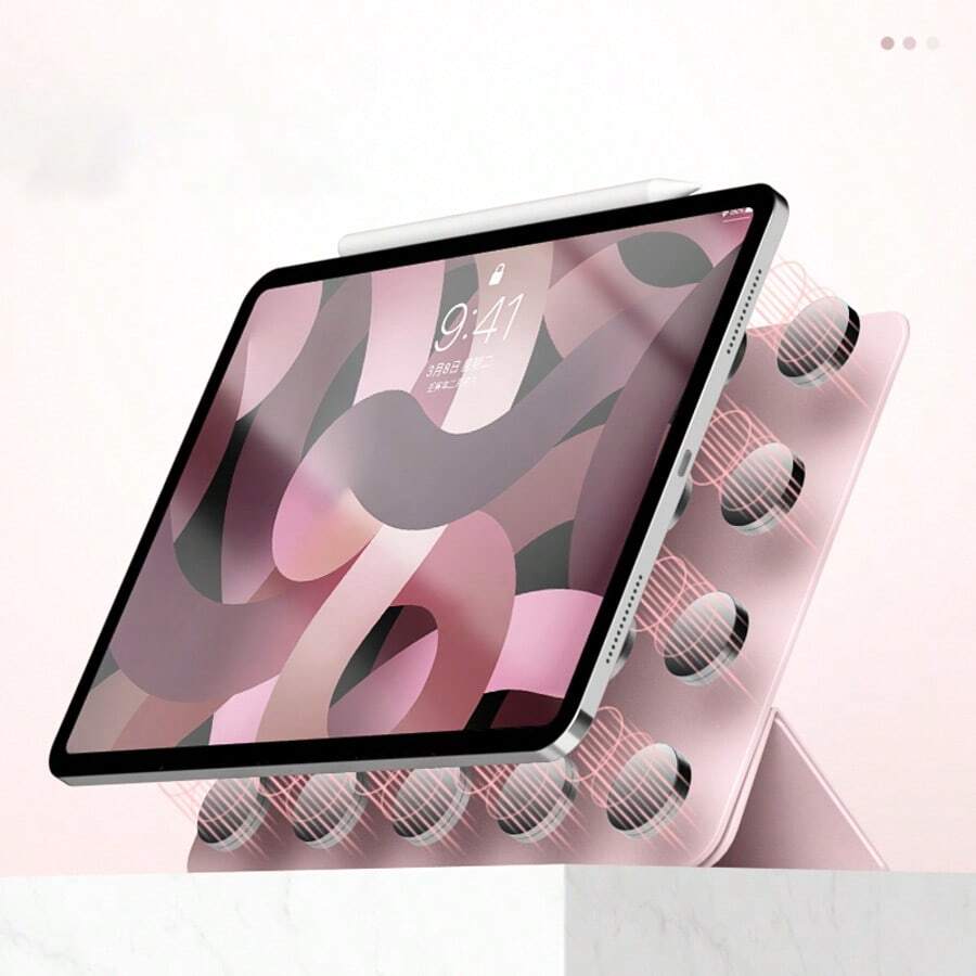 Ốp bảo vệ iPad Pro 11/ Air 13 2026, gập ba từ tính có ngăn đựng bút cảm ứng