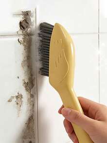 Multifunctional Crevice Cleaning Brush, Cartoon Swan Design, Brush Handle Top Can Be Used As A Scraper To Remove Stubborn Stains. Suitable For Cleaning Crevices In Kitchen, Bathroom And Furniture - Multicolor - View 2