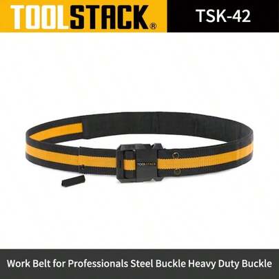 Đai đeo dụng cụ Toolstack, đai đeo dụng cụ điều chỉnh được, chịu lực cao với khóa gia cố, dây đai cường độ cao dành cho nhà thầu, thợ xây dựng và các chuyên gia tại công trường.