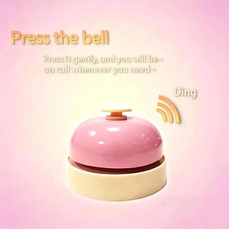 1pc Random Classroom Management Hand Bell - Clear Sound For Discipline Management, Activities And Restaurant Service - Suitable For Teachers, Staff And Waiters - Applicable For Schools, Offices And Restaurants - Ideal Gift For Educators And Professionals - Multicolor - View 1