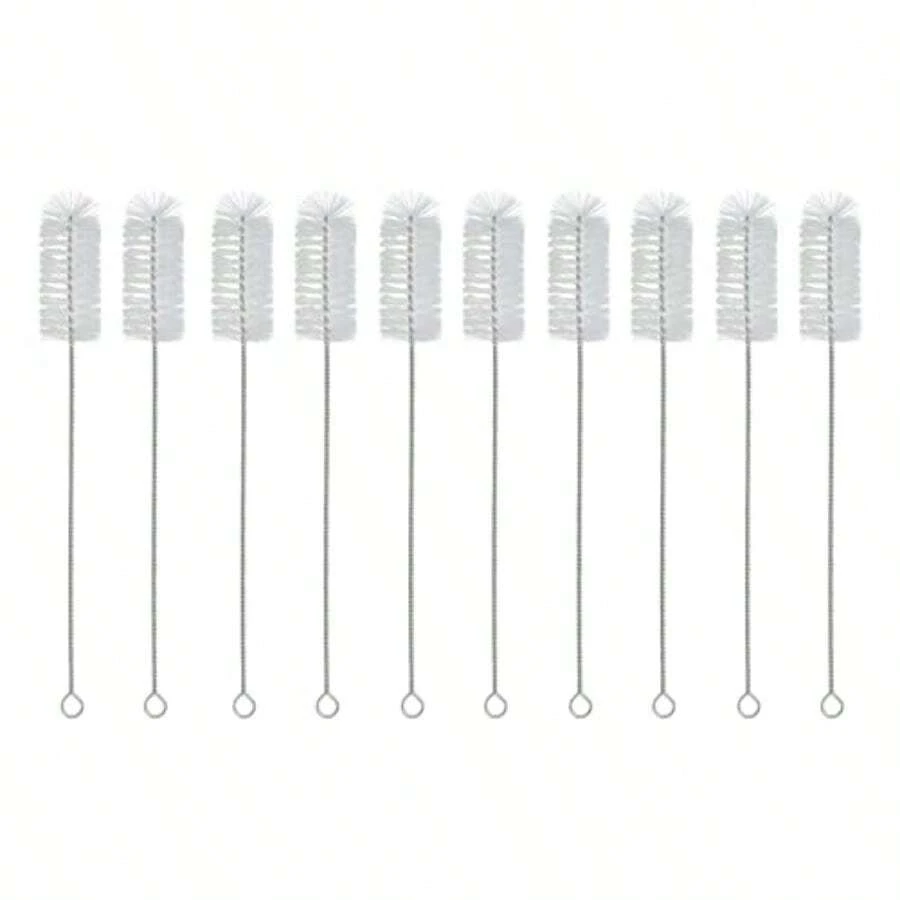 10 PCS Teapot Spout Brush Long Straw Cleaners Pipe Tube Brush Drinking Straw Cleaner Kit Test Tube Brushes For Cleaning Spout - như hình ảnh - Xem 1